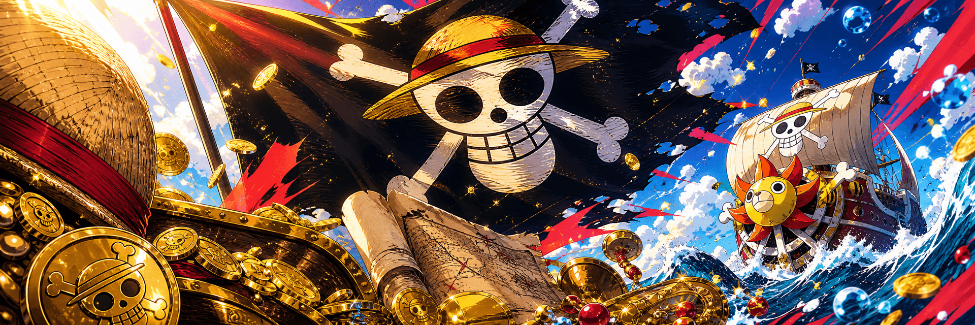 One Piece fan merchandise