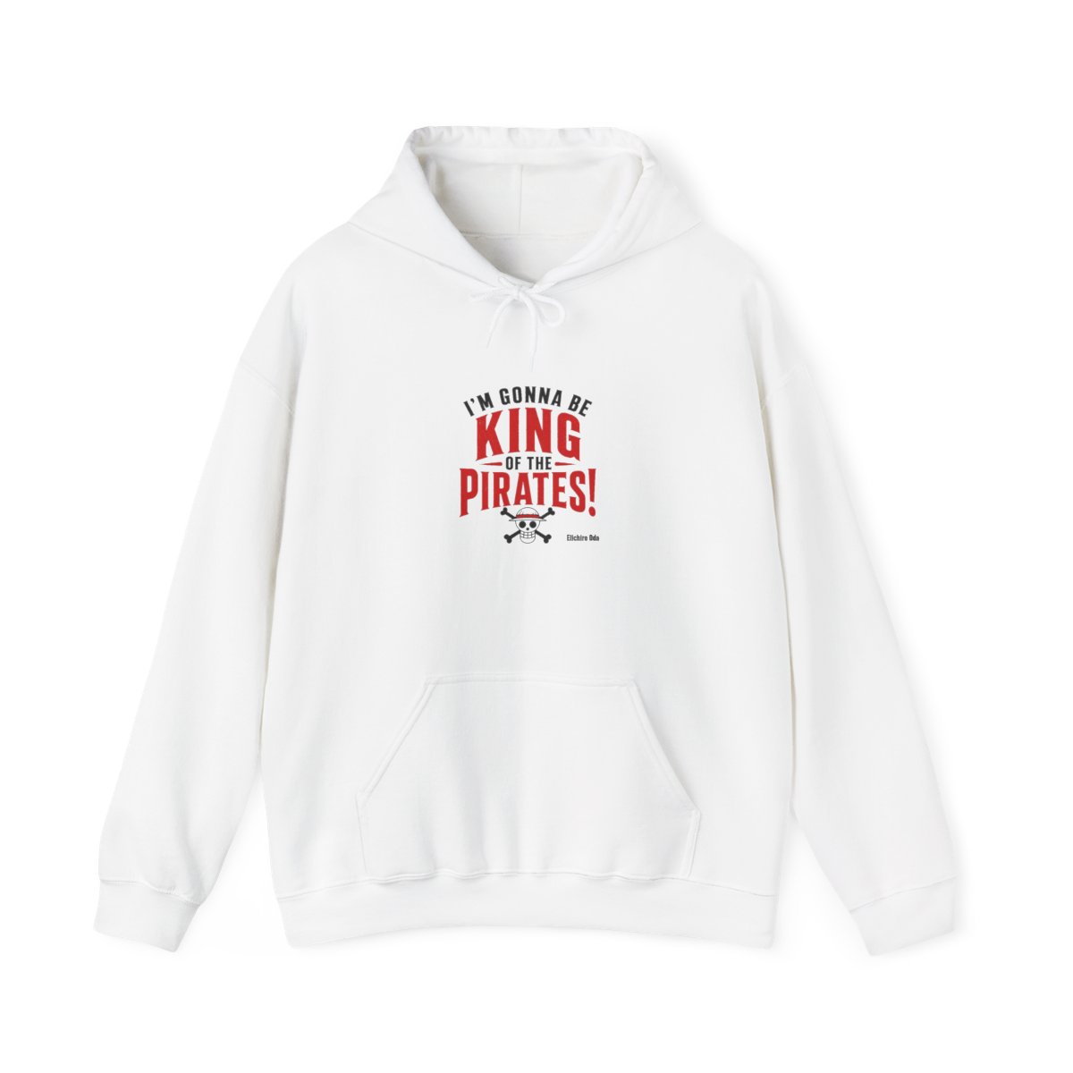 One Piece "m gonna be King of the Pirates!" Hoodie - alternate angle 2, merchandise