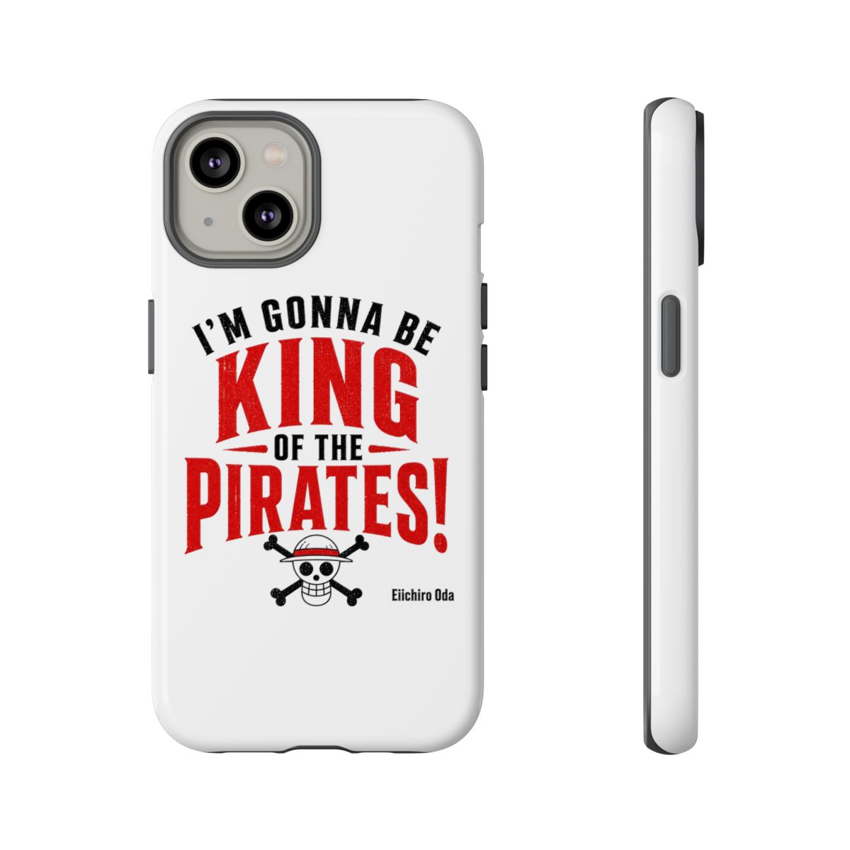 One Piece "m gonna be King of the Pirates!" Phone Case - alternate angle 3, merchandise