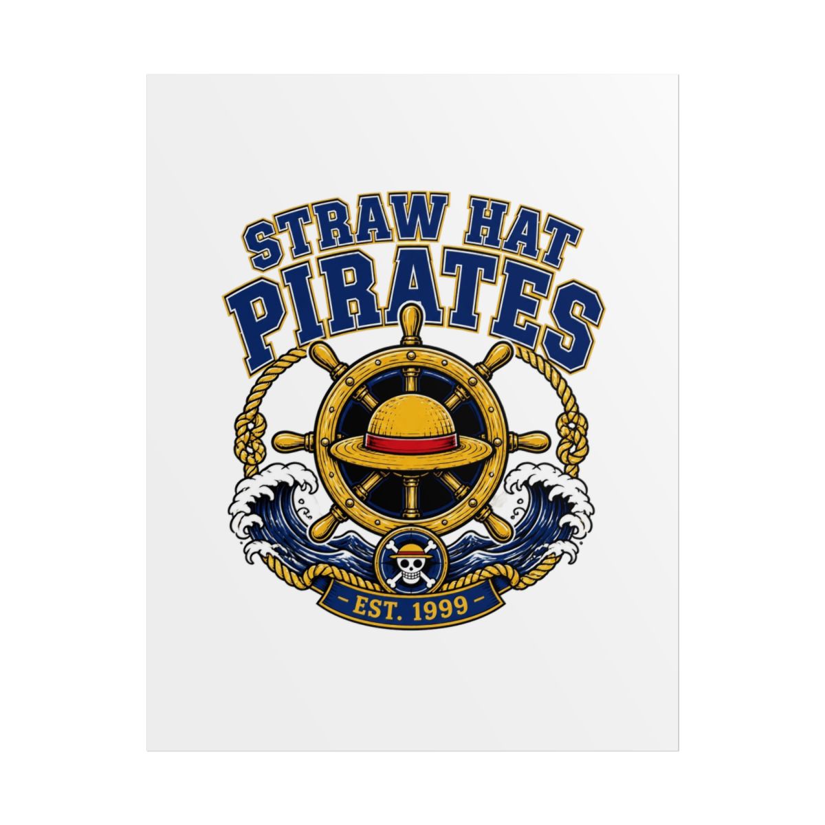 One Piece "STRAW HAT PIRATES" Poster - alternate angle 1, merchandise
