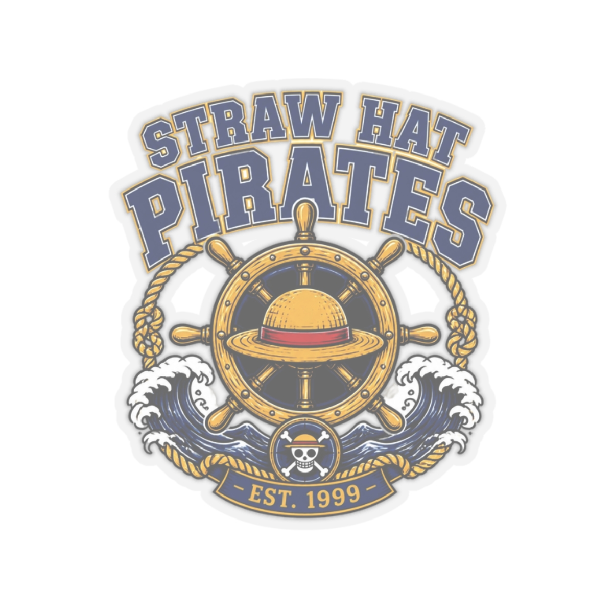 One Piece "STRAW PIRATES" Sticker - Official stickers merchandise