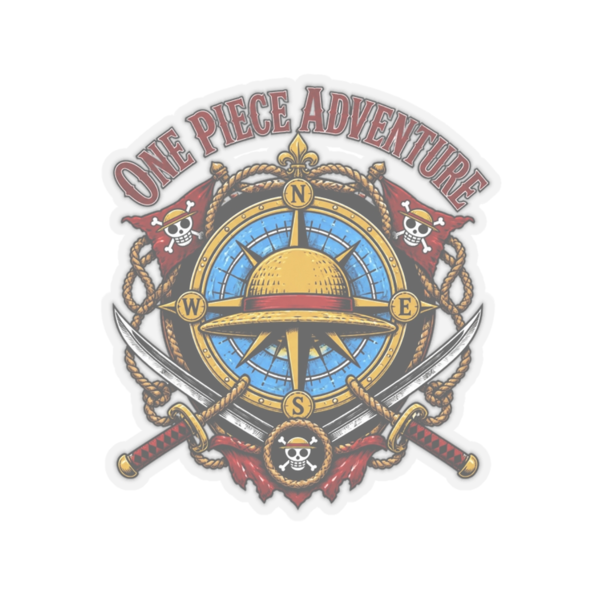 One Piece "One Piece Adventure" Sticker