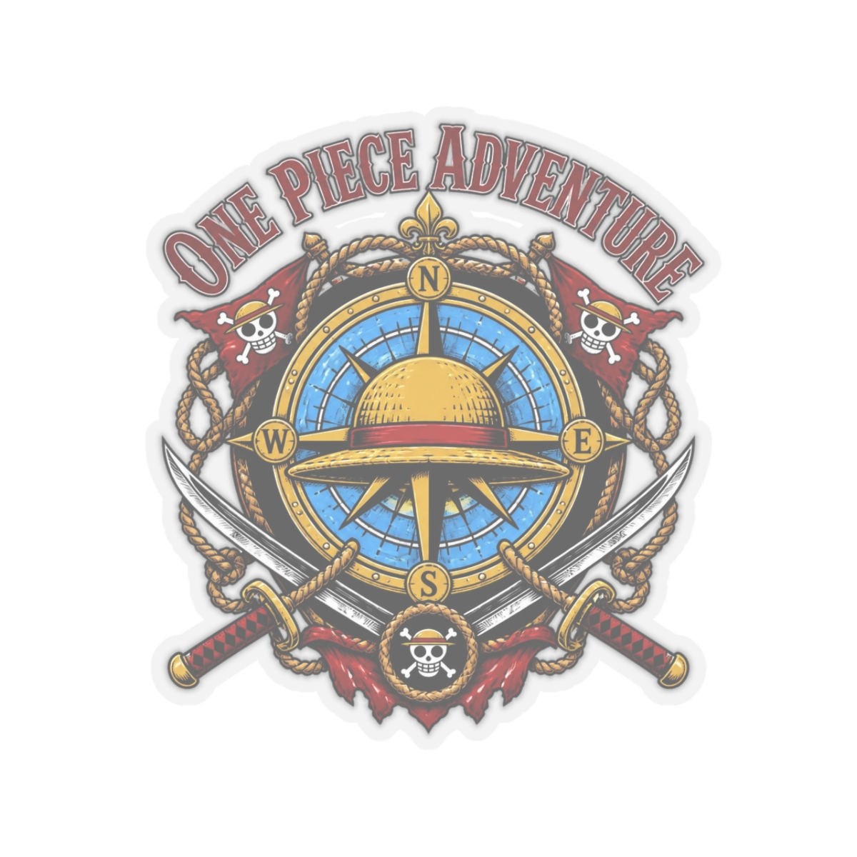 One Piece "One Piece Adventure" Sticker
