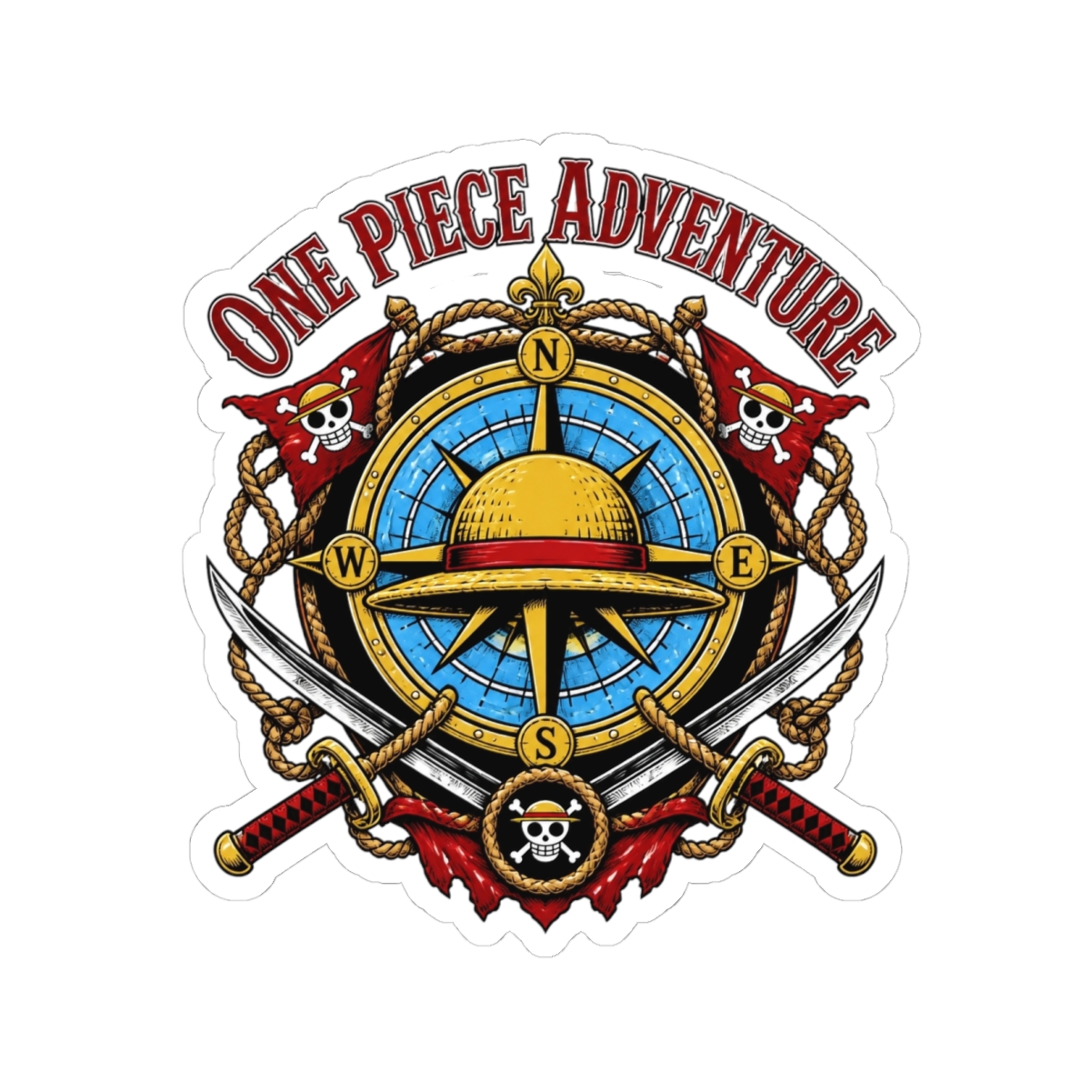 One Piece "One Piece Adventure" Sticker