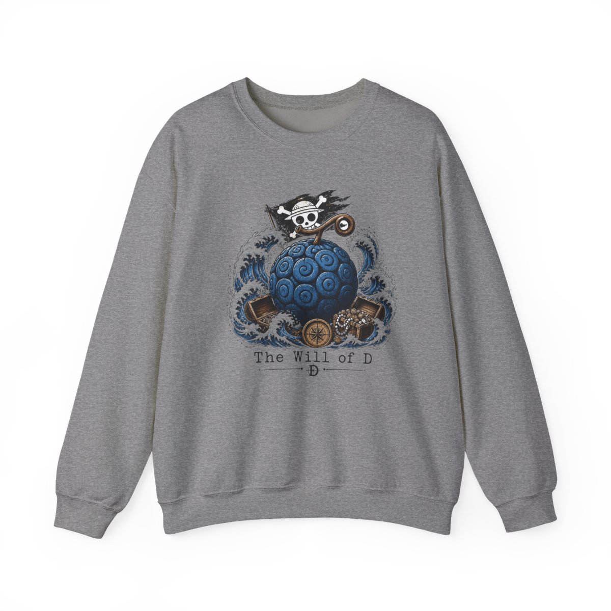One Piece "The Will of D" Crewneck - alternate angle 3, merchandise