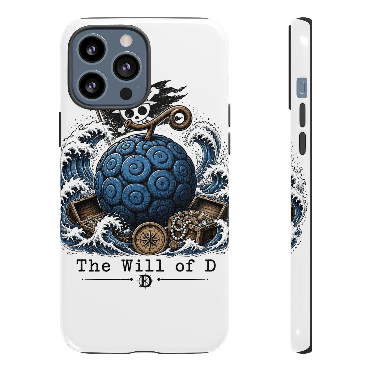 One Piece "The Will of D" Phone Case - alternate angle 5, merchandise