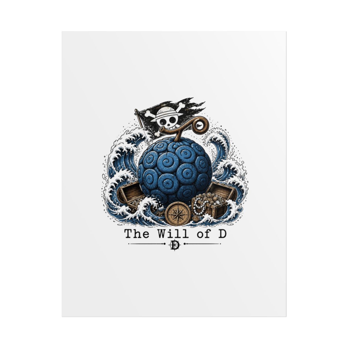 One Piece "The Will of D" Poster - alternate angle 1, merchandise