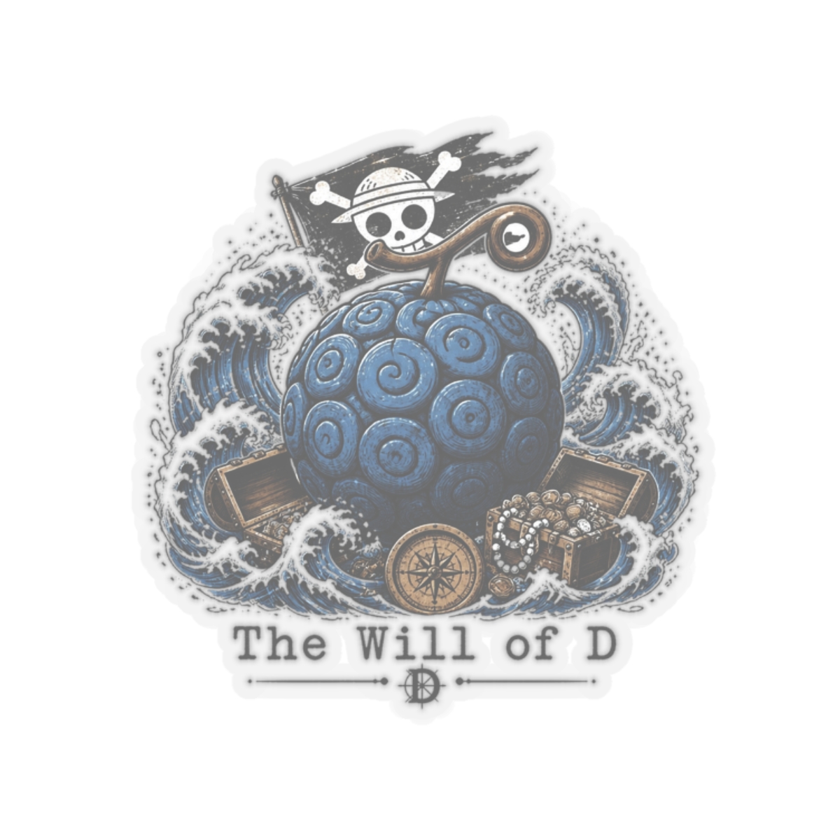 One Piece "The Will of D" Sticker