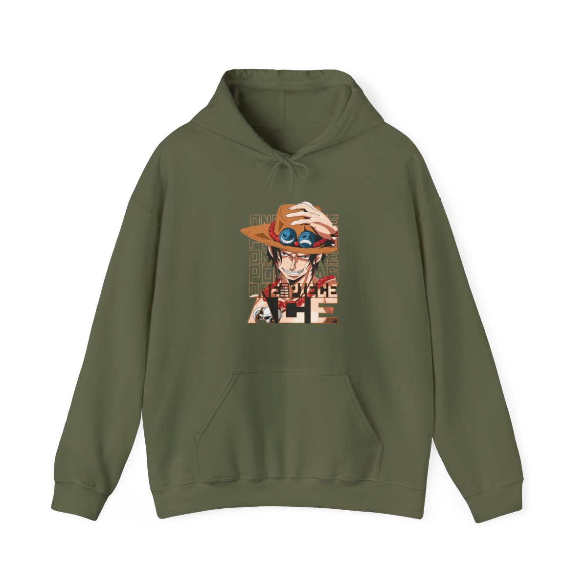 Portgas D Ace Hoodie One Piece Freckled Pirate Grin