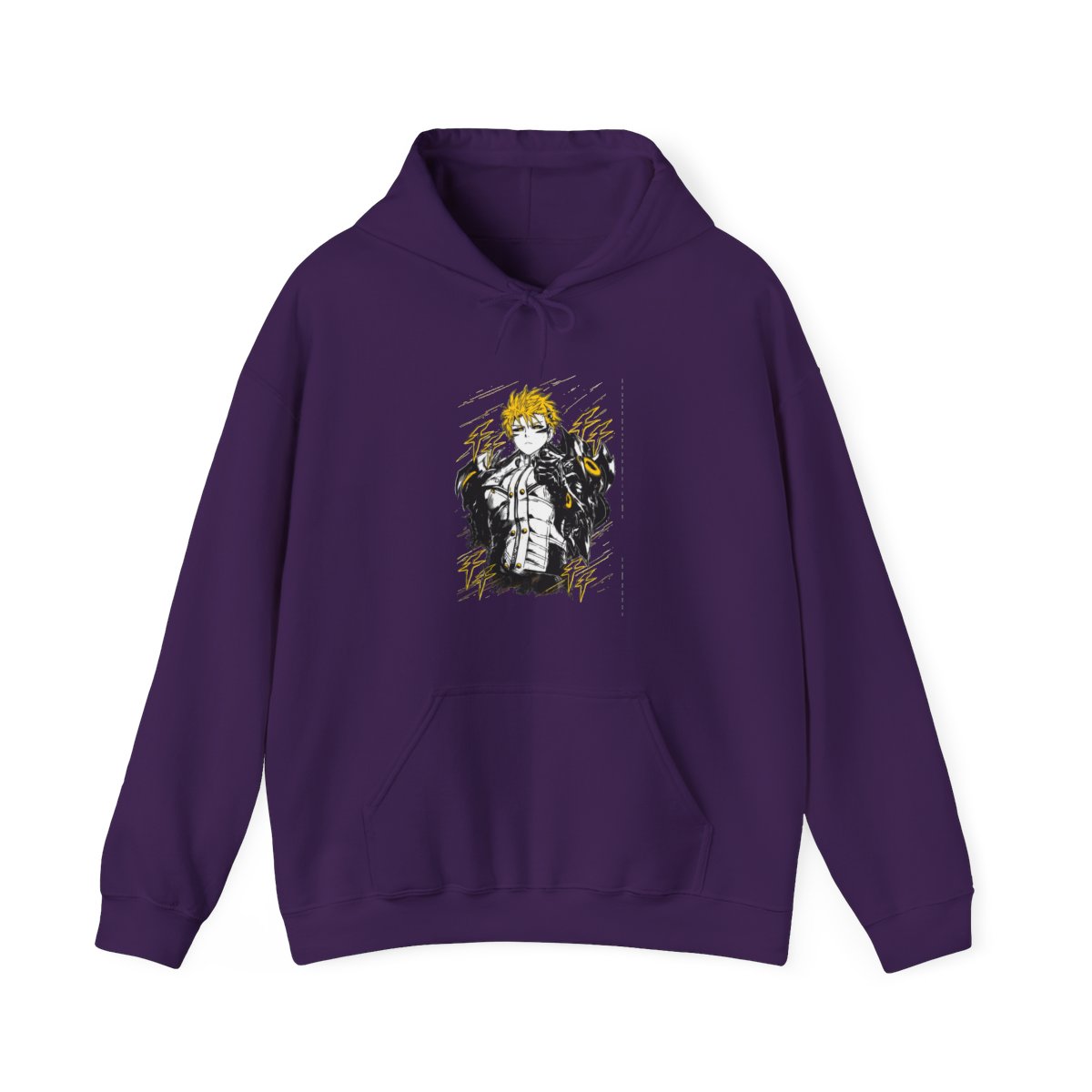 One Punch Man Hoodie Genos Armored Cyborg Jumper | One Piece - alternate angle 2, merchandise