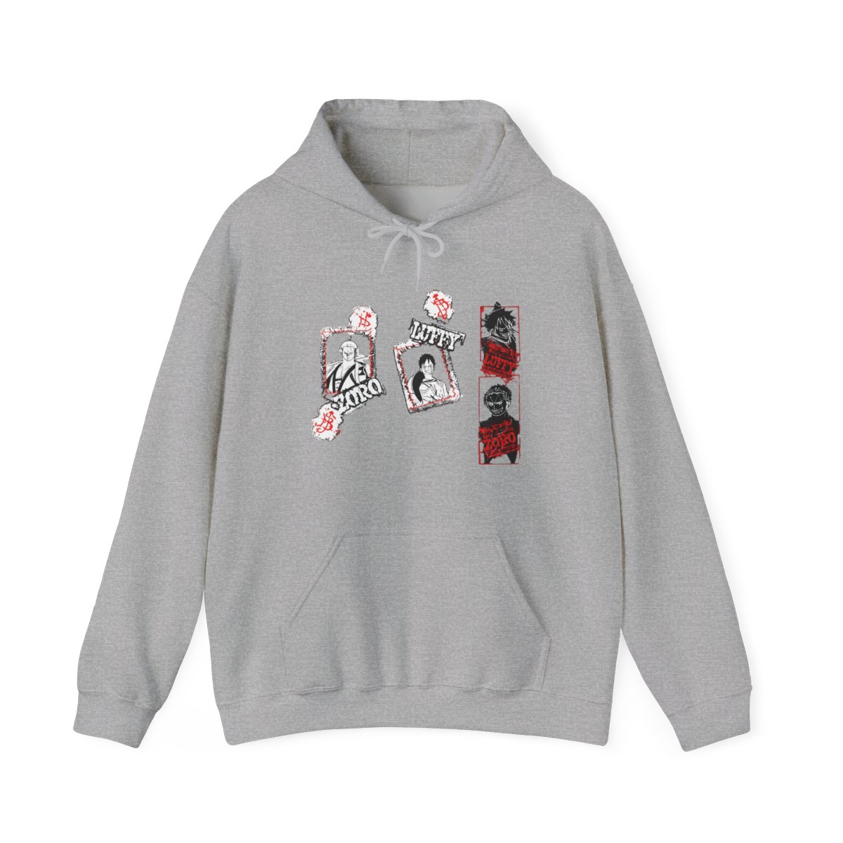 One Piece - Luffy and Zoro Fleece Hoodie - Crunchyroll Exclusive