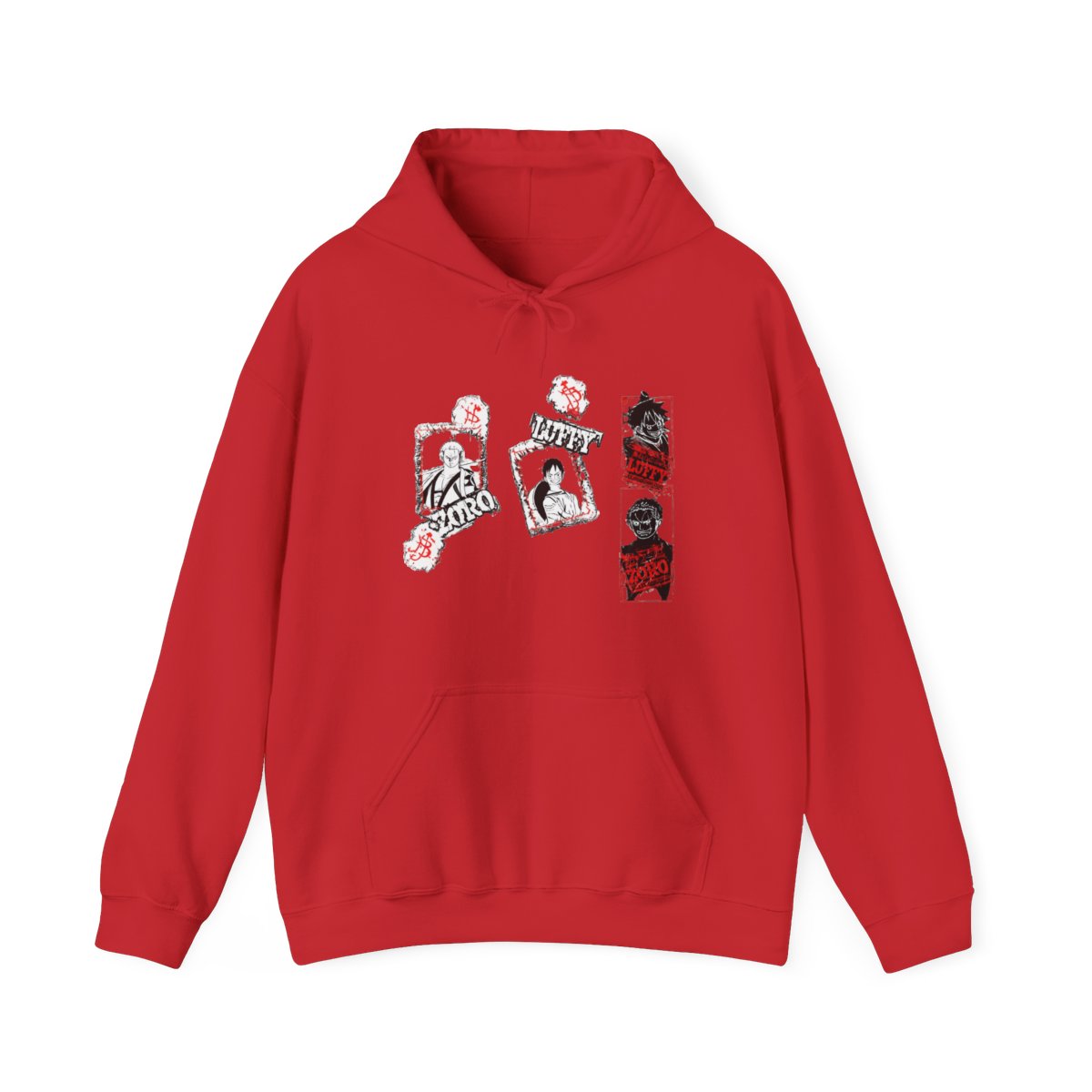 One Piece - Luffy and Zoro Fleece Hoodie - Crunchyroll Exclusive