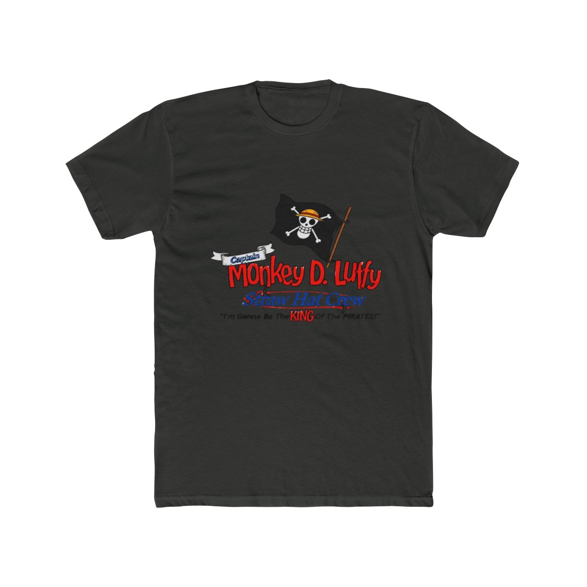 One Piece - Monkey D. Luffy Straw Hat Crew T Shirt - Crunchyroll Exclusive - alternate angle 3, merchandise