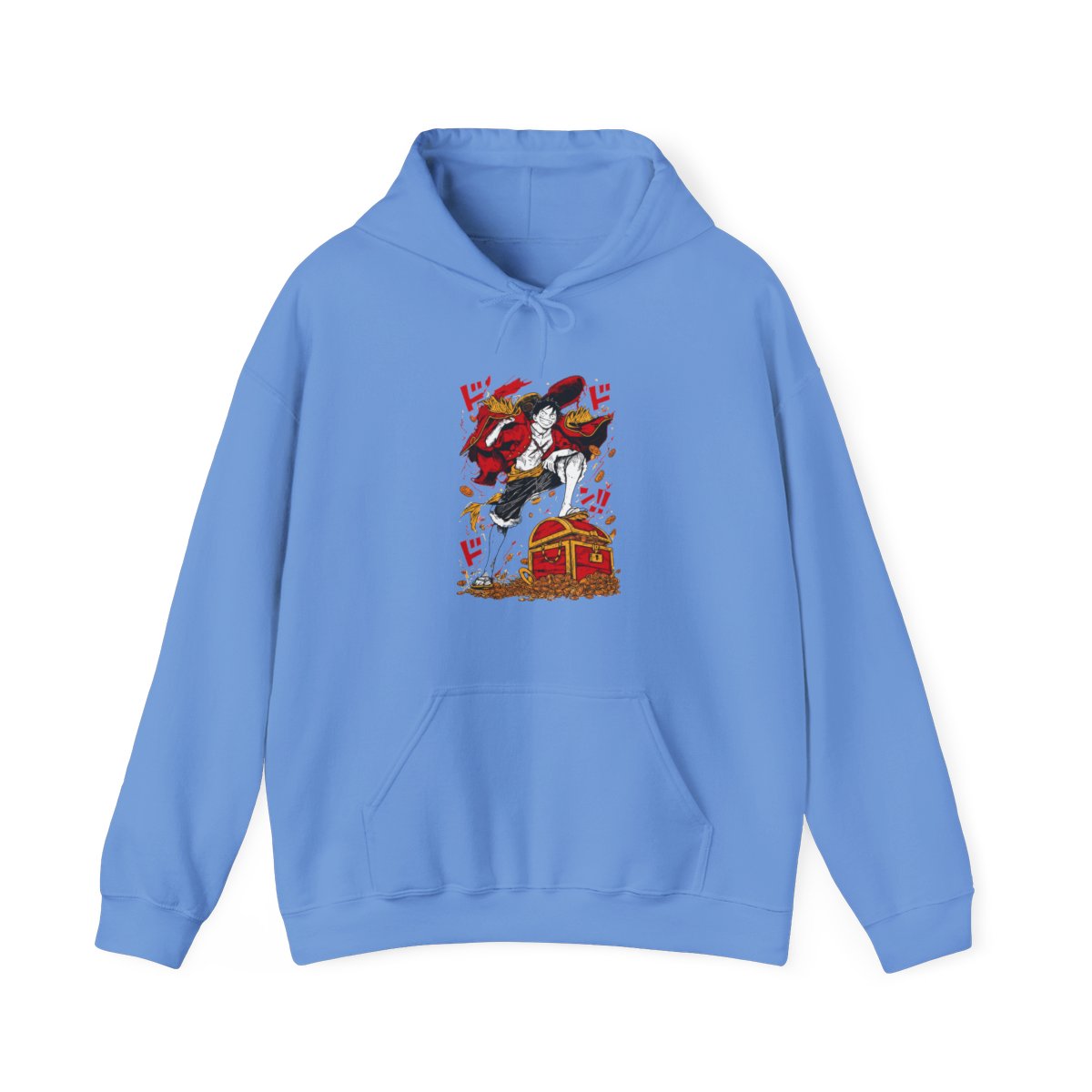 Monkey D. Luffy Hoodie One Piece Pirate King - alternate angle 2, merchandise