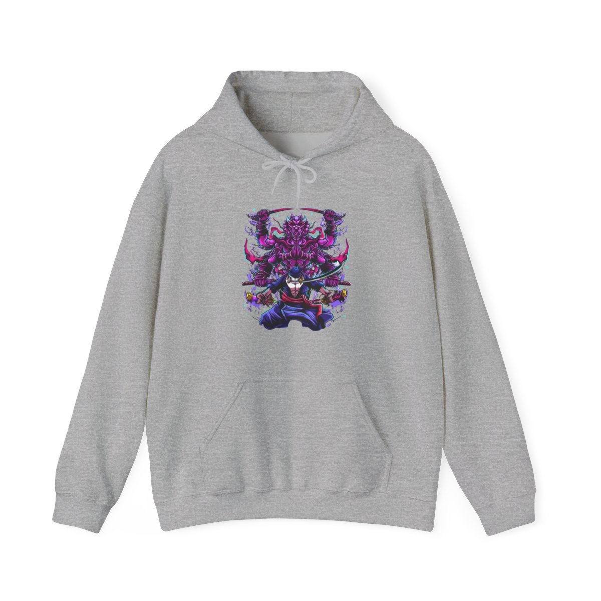 Roronoa Zoro Asura Nine-Sword One Piece Anime Hoodie - alternate angle 3, merchandise