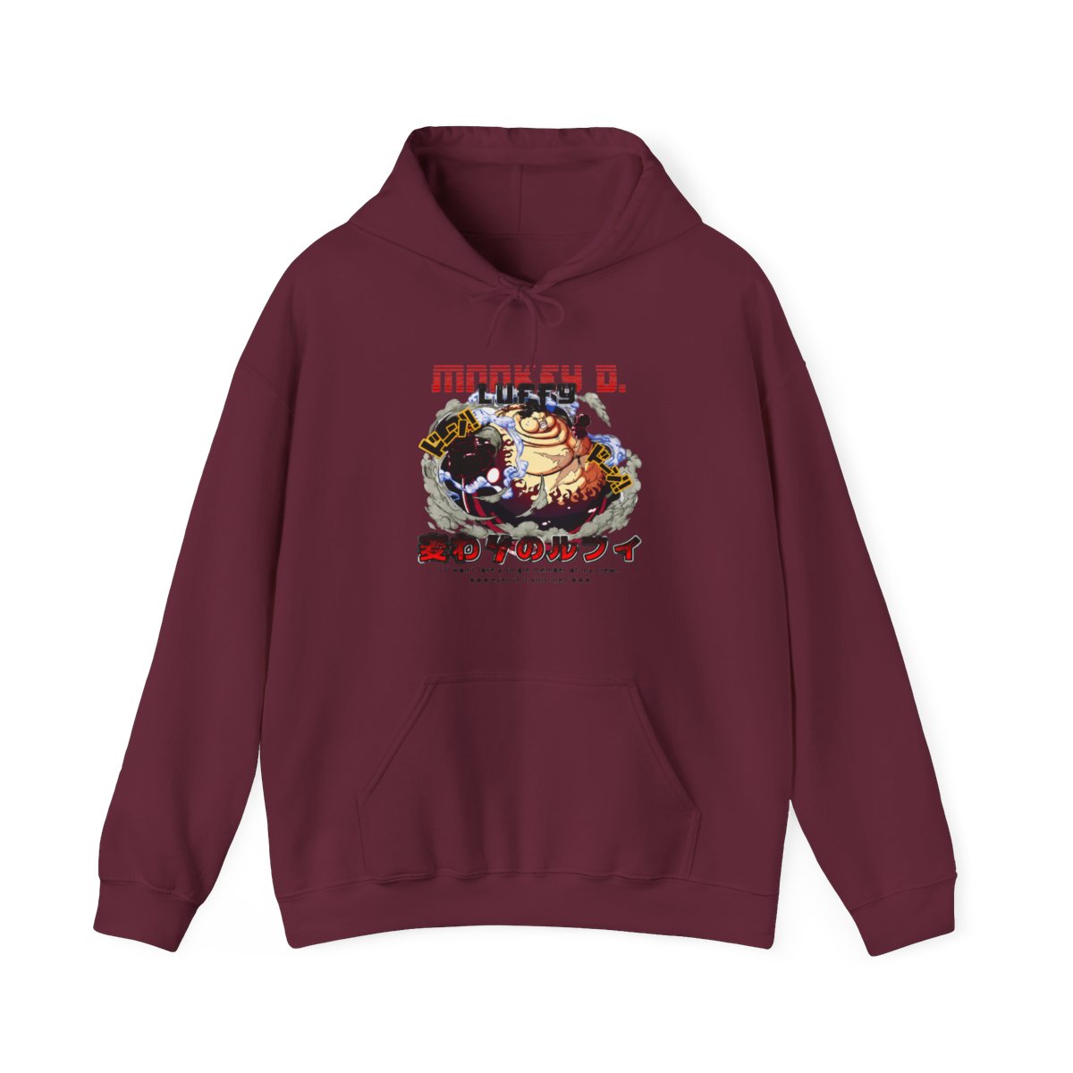 Monkey D. Luffy Hoodie One Piece Gear Fourth Anime Streetwear - alternate angle 4, merchandise