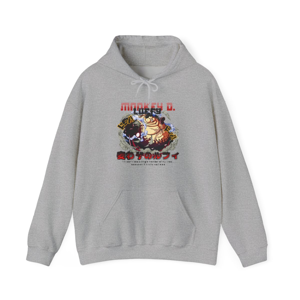 Monkey D. Luffy Hoodie One Piece Gear Fourth Anime Streetwear