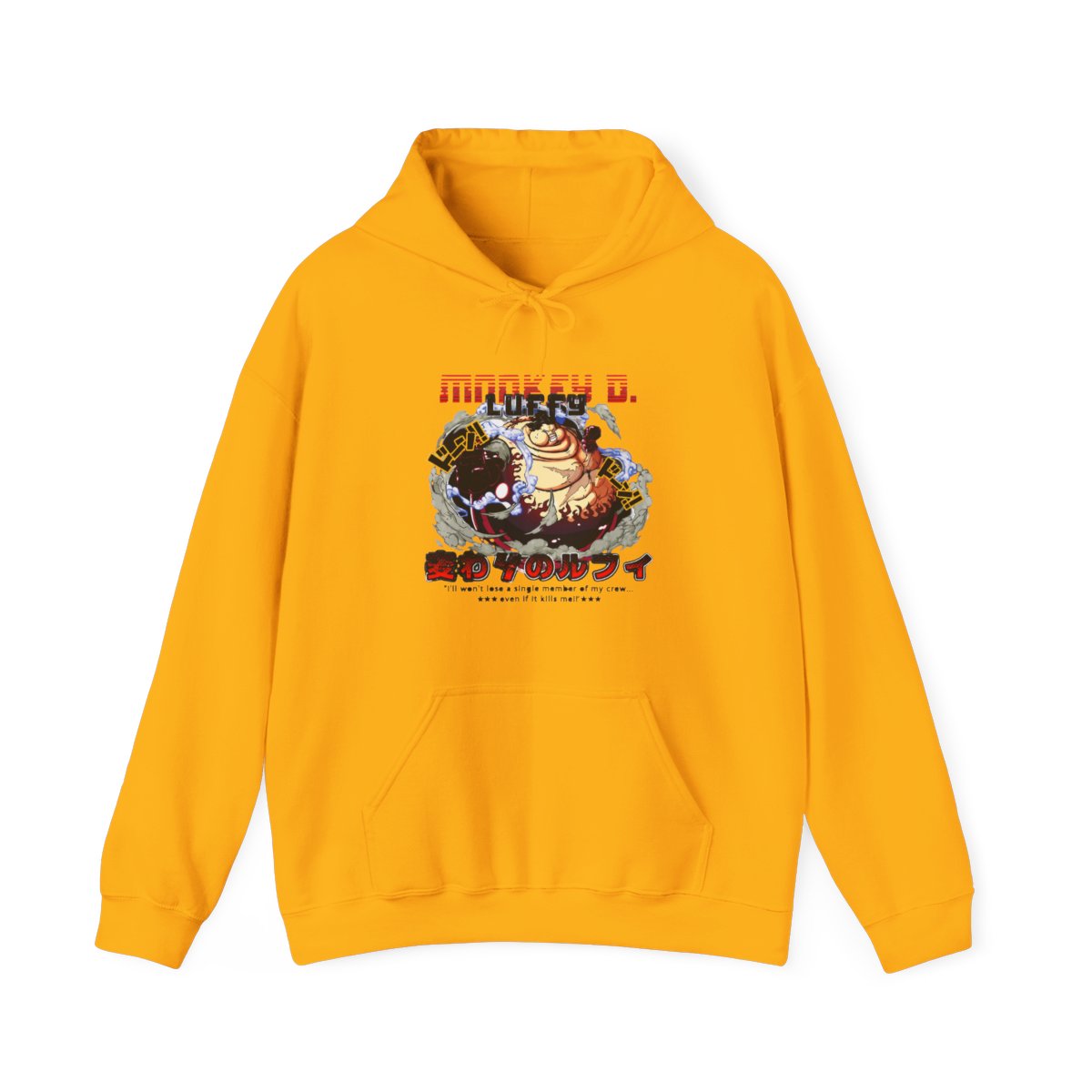 Monkey D. Luffy Hoodie One Piece Gear Fourth Anime Streetwear — official One Piece Hoodies