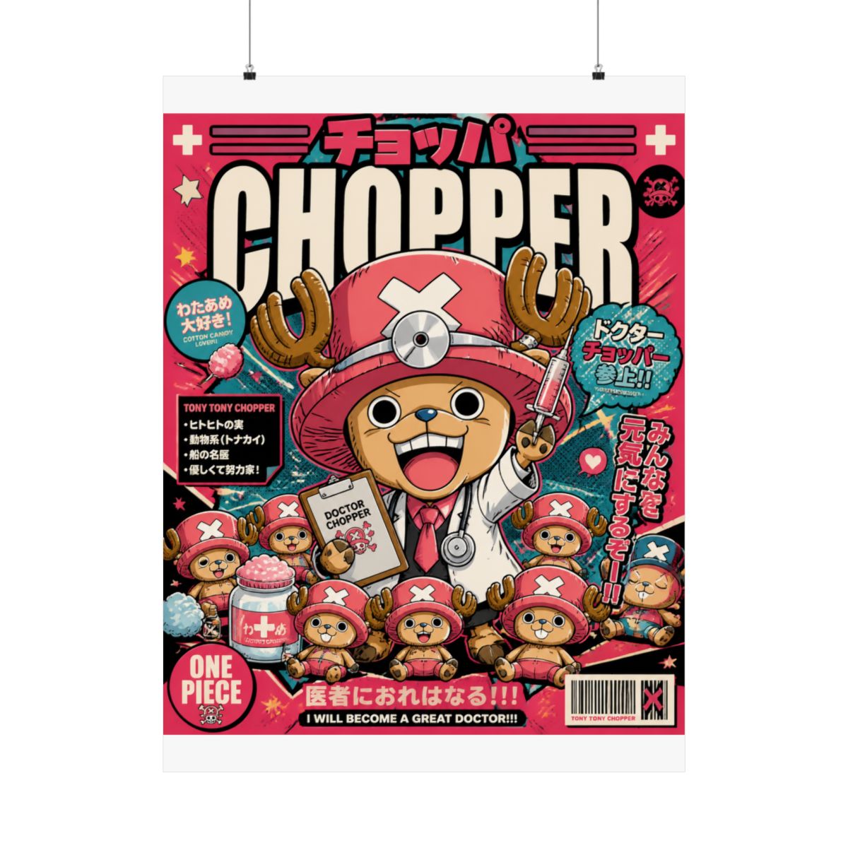 Chopper Hoodie One Piece Doctor Retro Pirate Hoodies