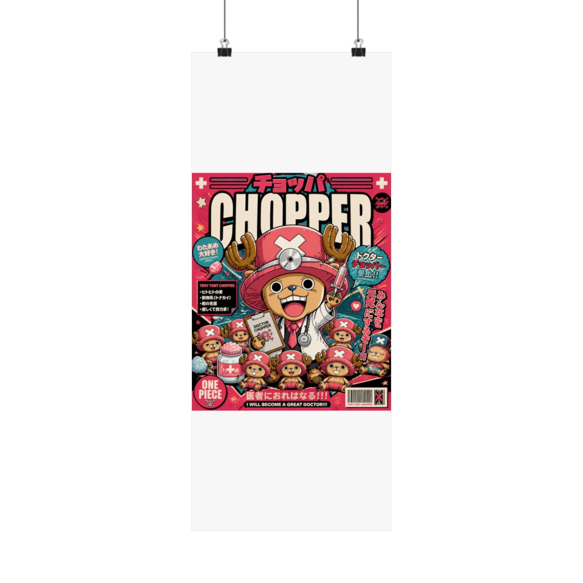 Chopper Hoodie One Piece Doctor Retro Pirate Hoodies - alternate angle 4, merchandise