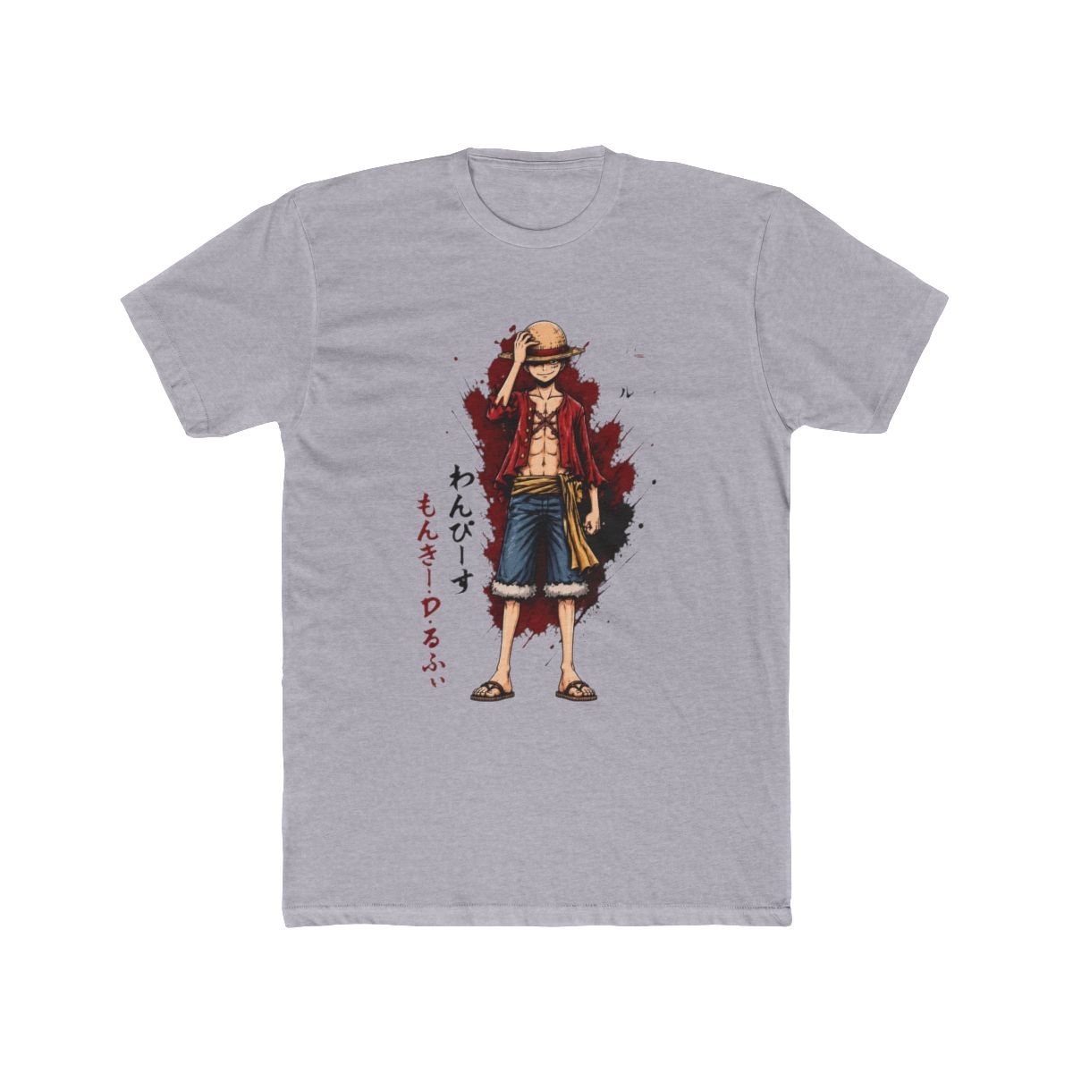 One Piece Luffy Foil Tie-Dye T Shirt