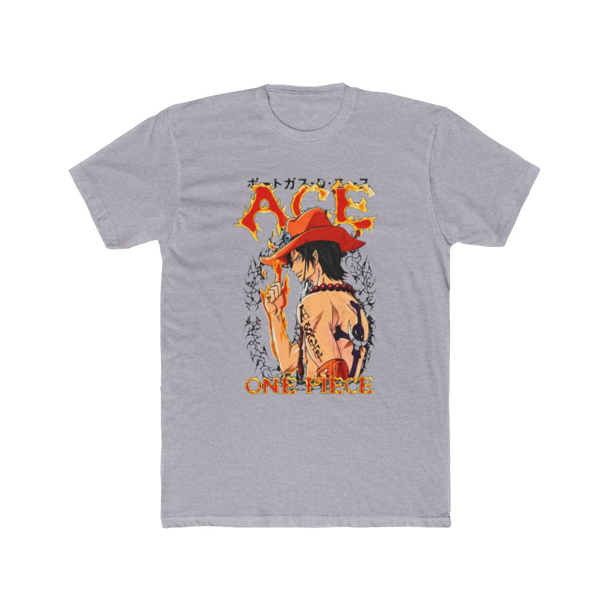 One Piece Ace Cyber Sigil T Shirt