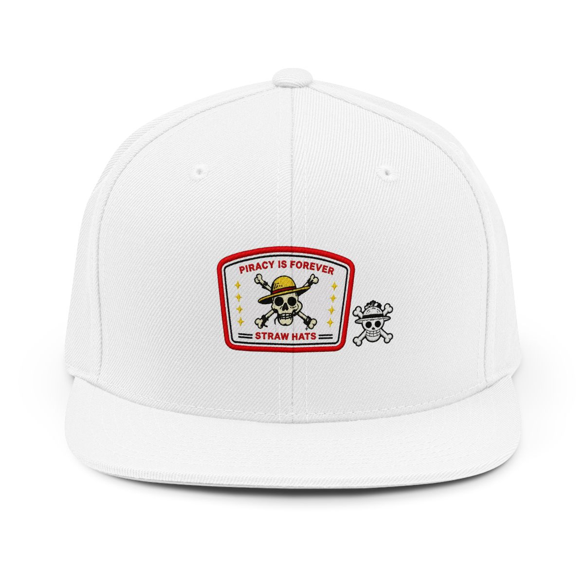 One Piece Jolly Roger Cord Snapback Hat