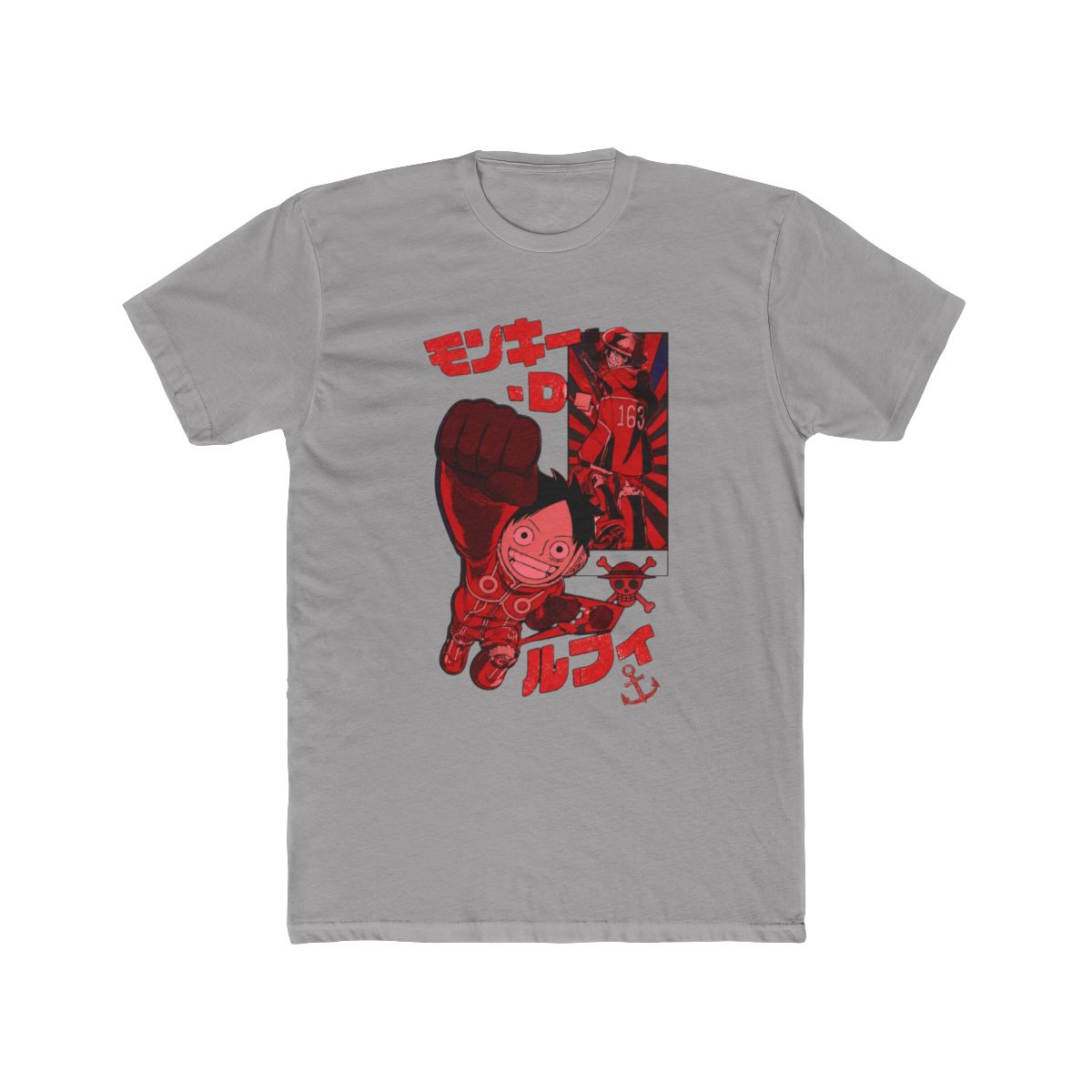 One Piece Luffy Tonal Red T Shirt